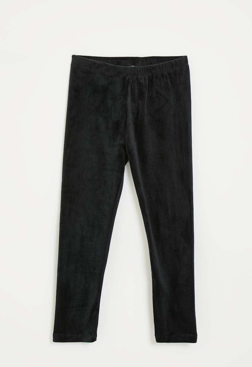 Pop Candy - Velour leggings - black