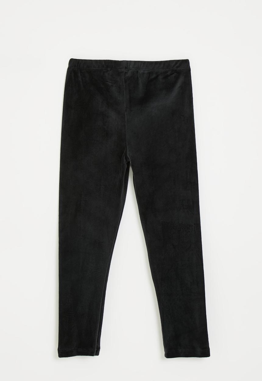 Pop Candy - Velour leggings - black