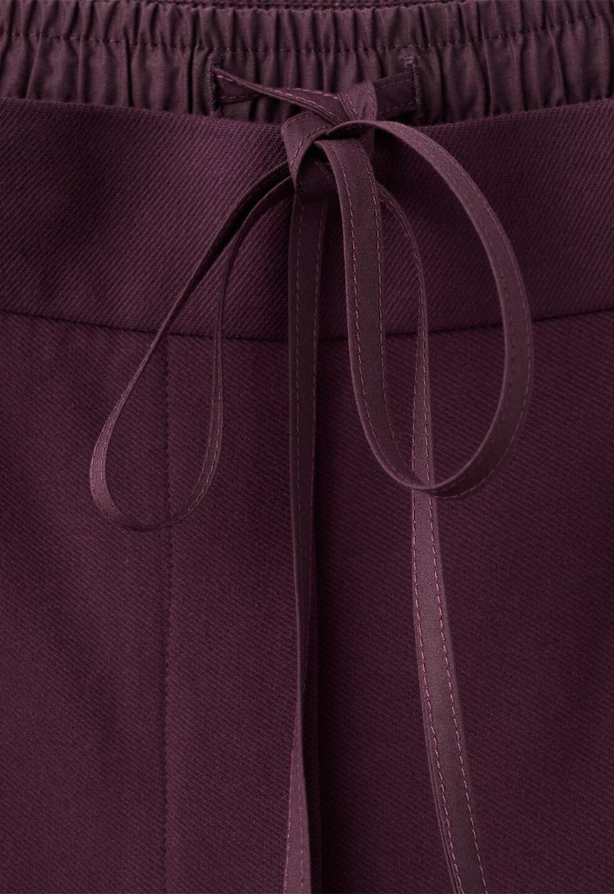 MANGO - Trousers salitre - dark red