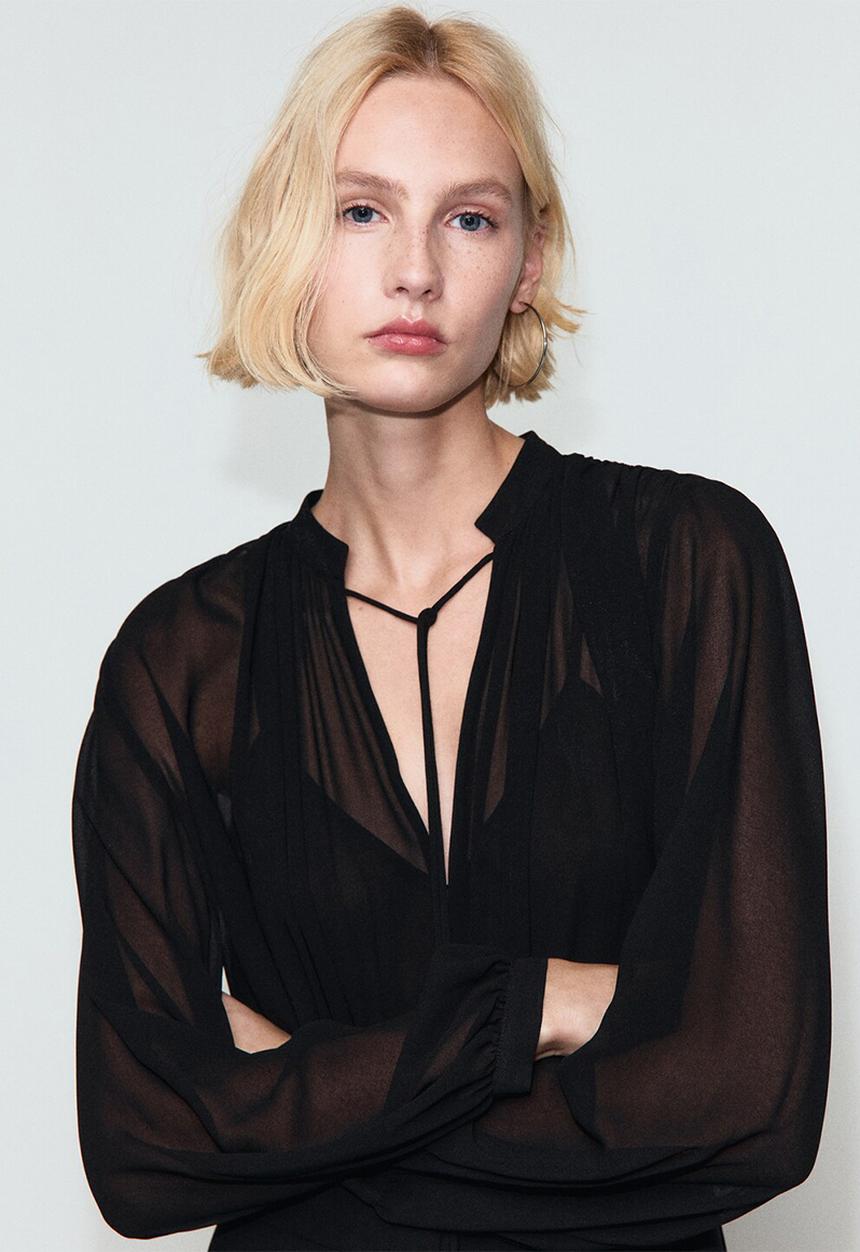 MANGO - Jumpsuit anya - black