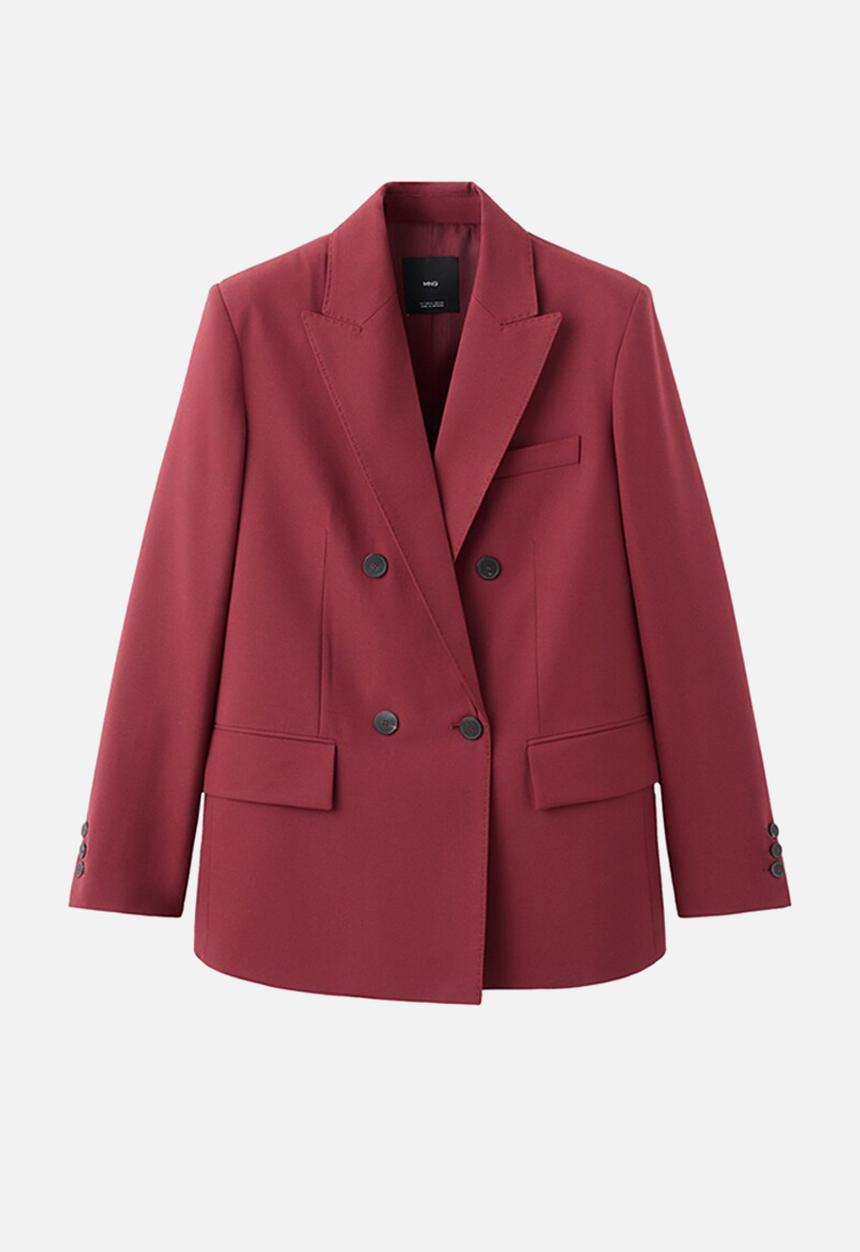 MANGO - Blazer irese - dark red