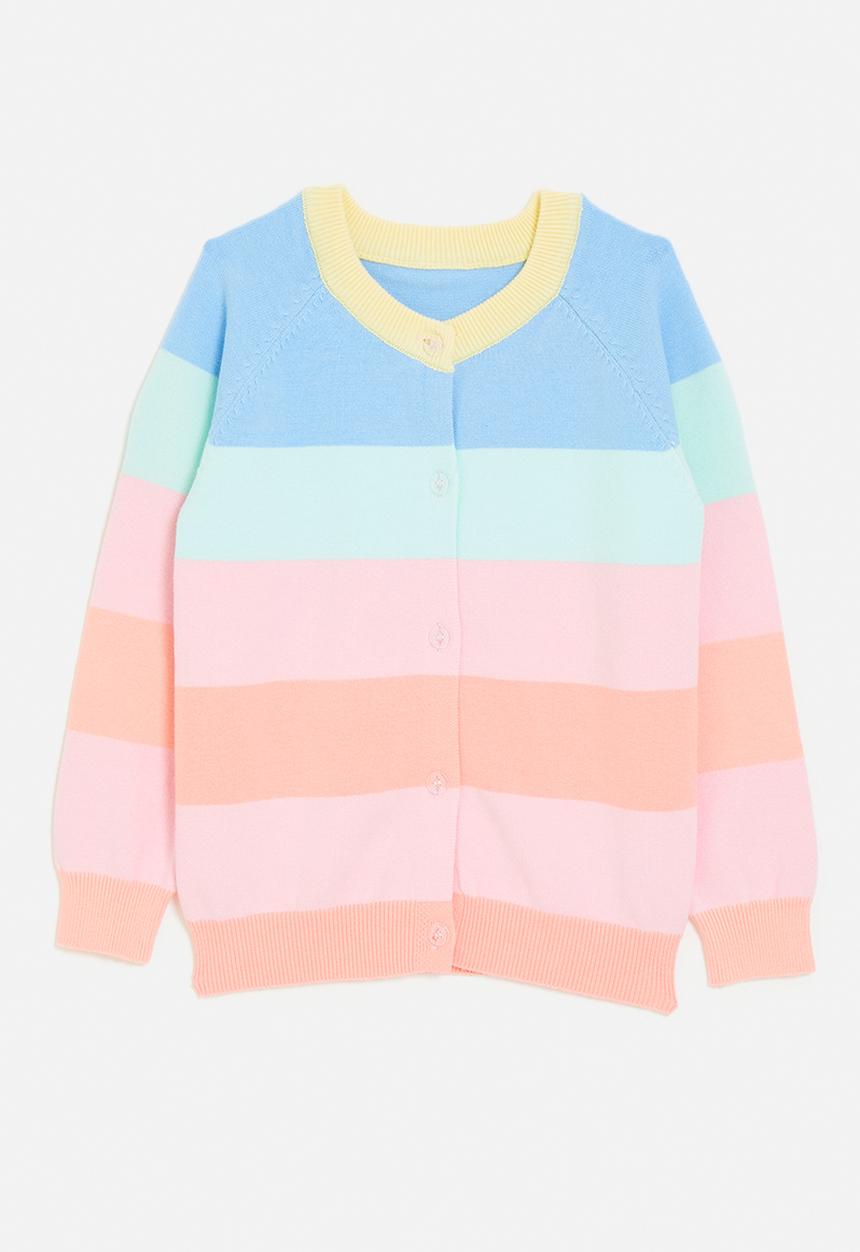 Pop Candy - Button down cardigan - multicolor stripes