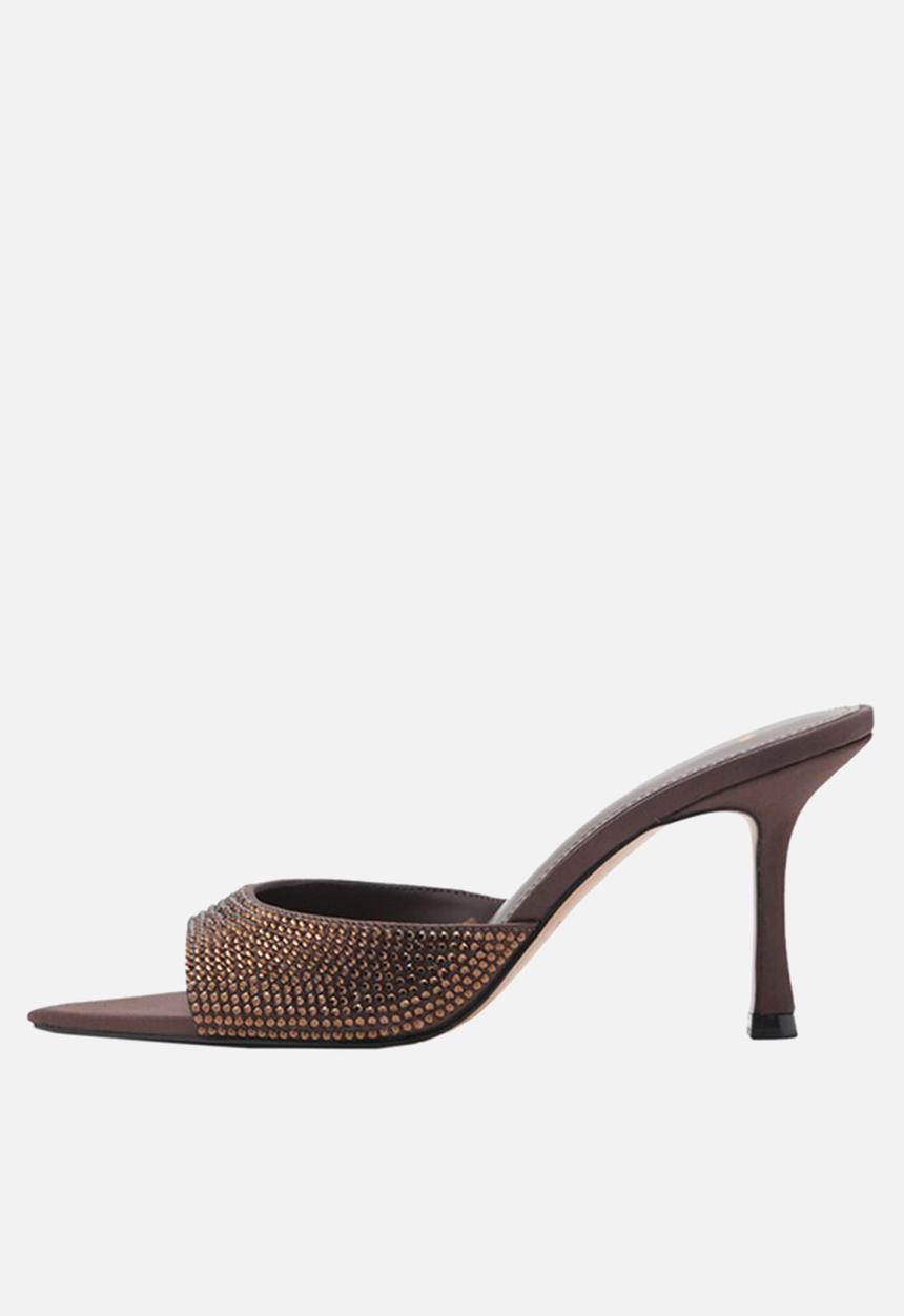 MANGO - Ivanac mule - dark brown
