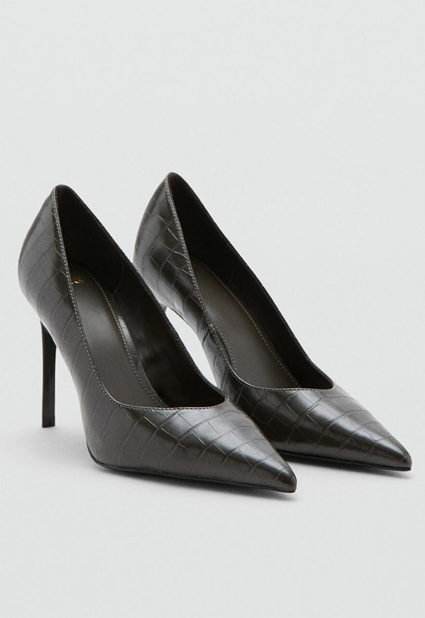 MANGO - Closed heel -  light/pastel gray