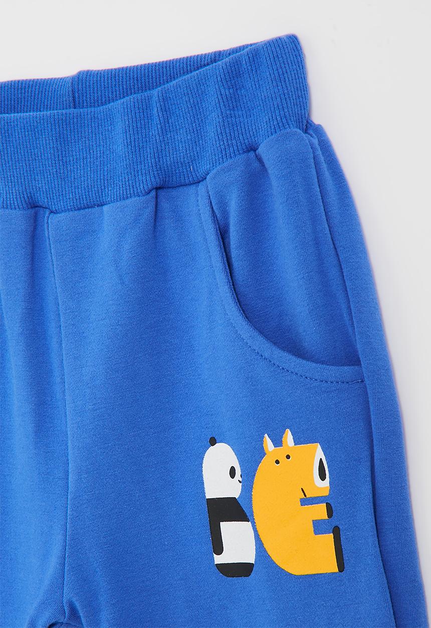 Pop Candy - Sweatpants with placement graphic - blue