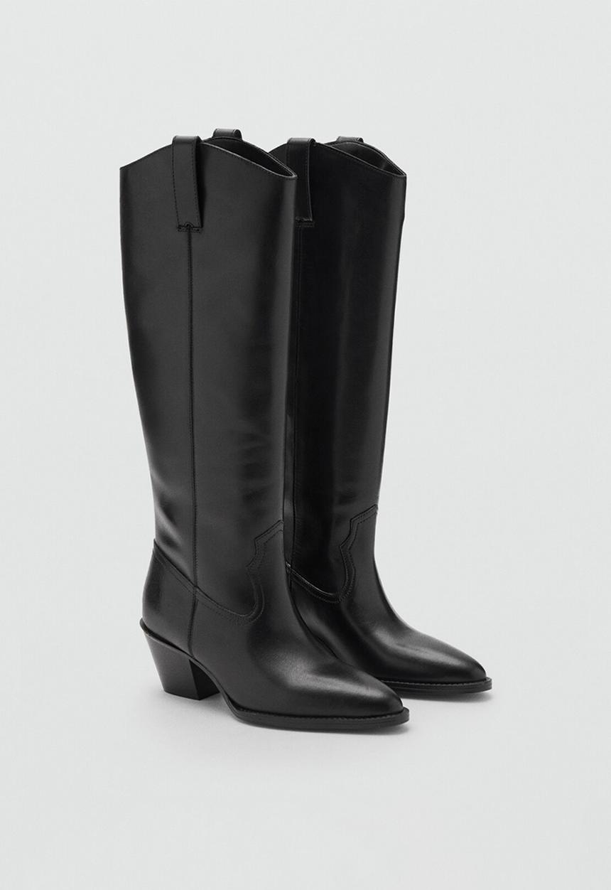 MANGO - Lorrain boot - black