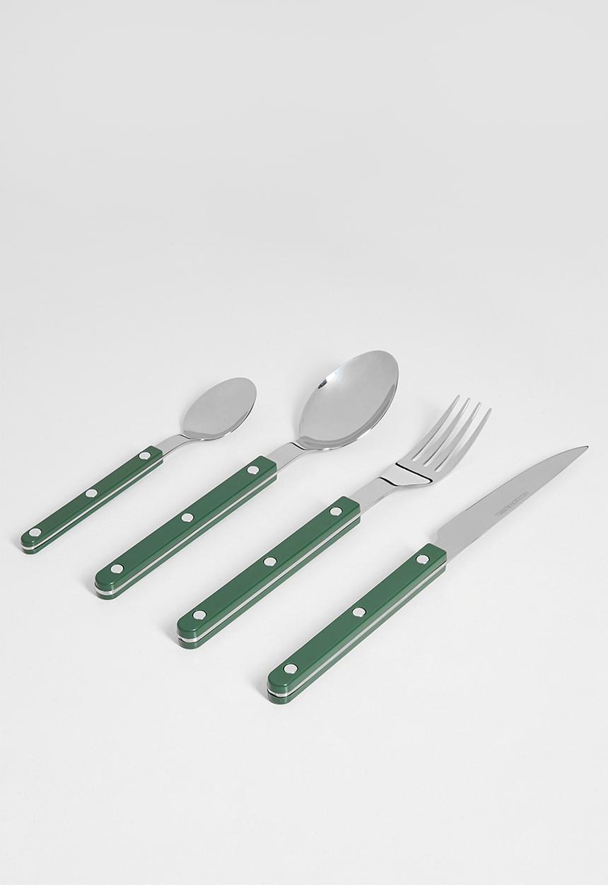 Nicolson Russell - Louisiana 16pc Cutlery Set - dark green