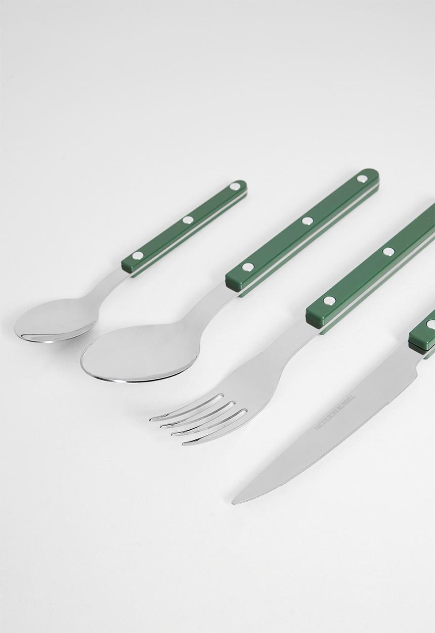 Nicolson Russell - Louisiana 16pc Cutlery Set - dark green