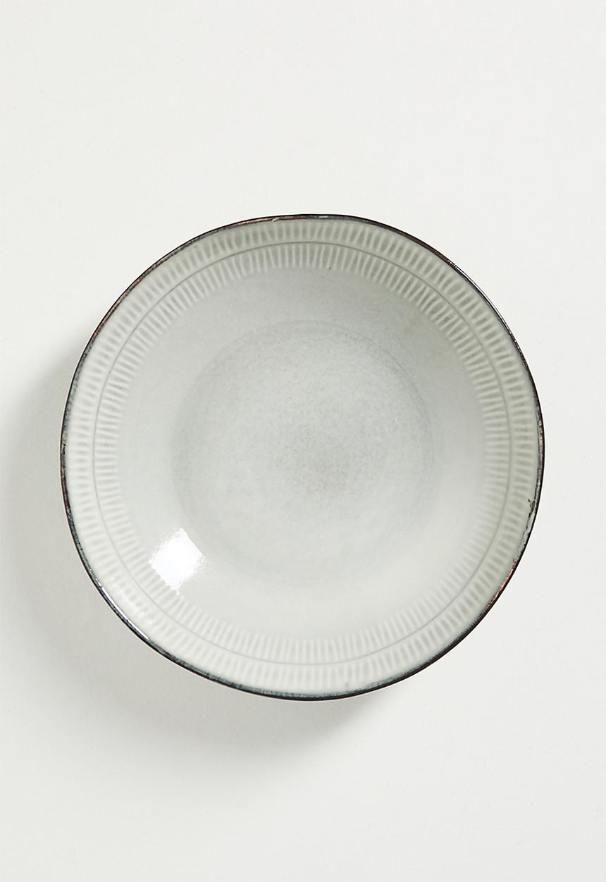 Excellent Houseware - Shift reactive pasta bowl set of 4 - Grey