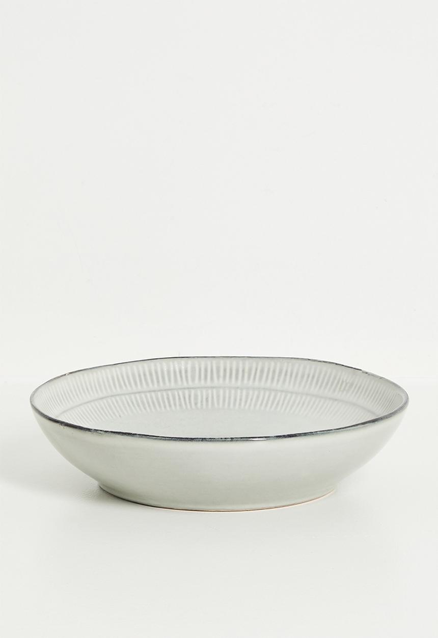 Excellent Houseware - Shift reactive pasta bowl set of 4 - Grey