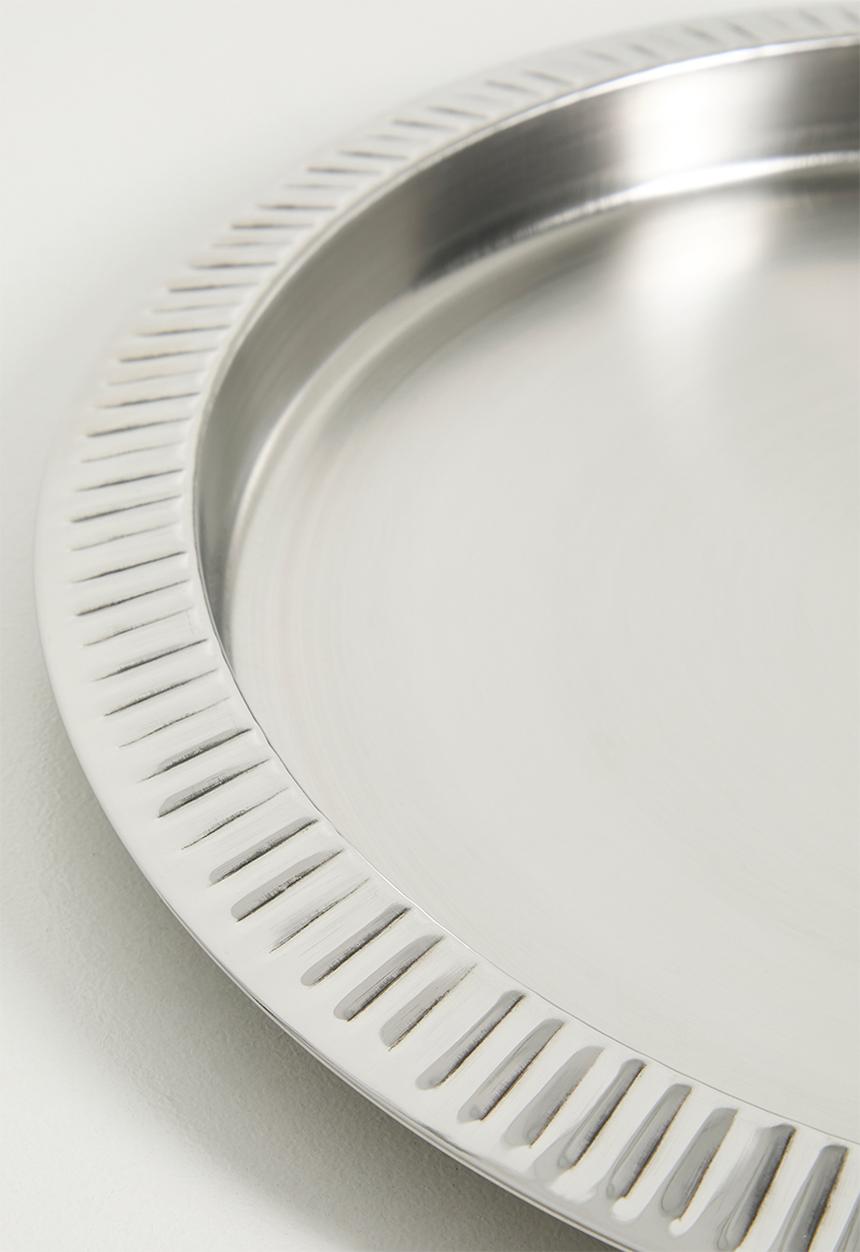 Excellent Houseware - Lark stainless steel drinks tray - silver