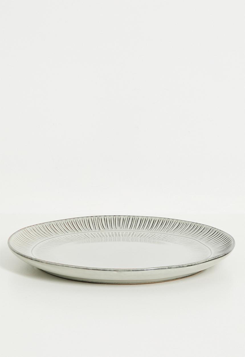 Excellent Houseware - Shift reactive dinner plate set of 4 - Grey