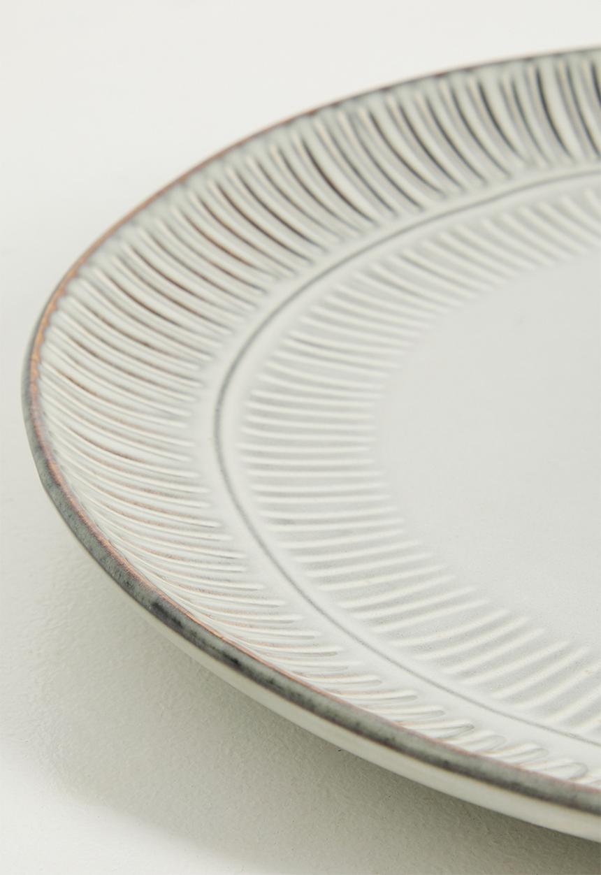Excellent Houseware - Shift reactive dinner plate set of 4 - Grey
