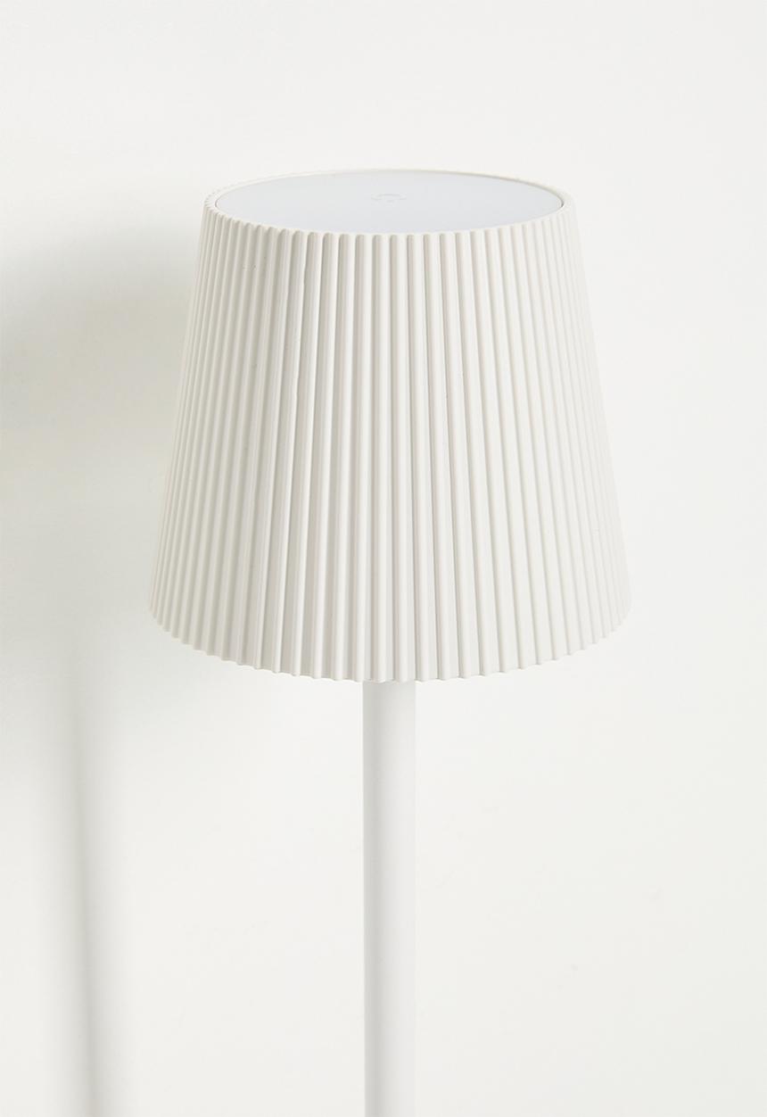 H&S - Lit rechargeable table lamp - White