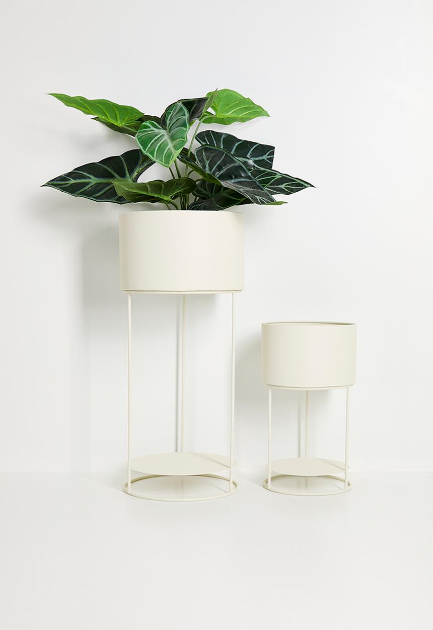 H&S - Rio planter set of 2 - White