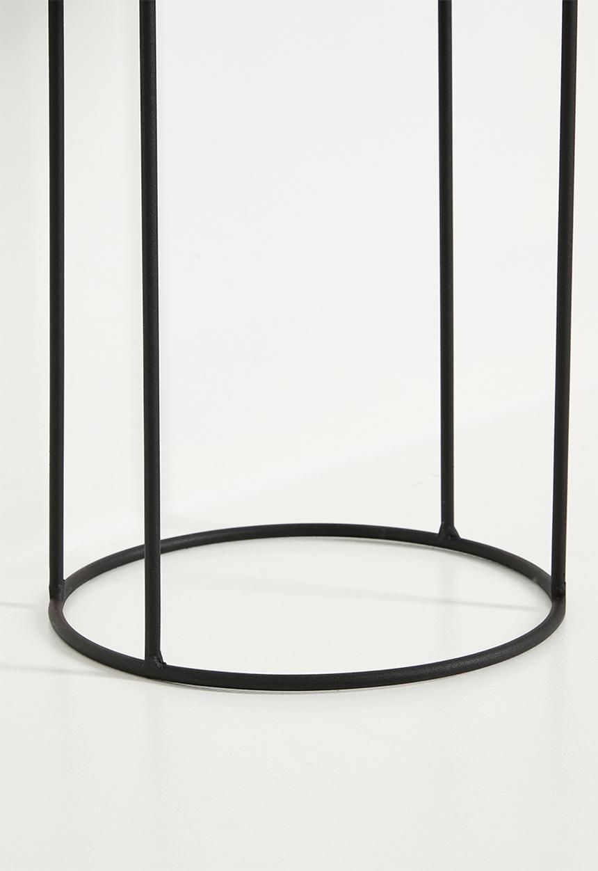 H&S - Rivo planter set of 2 - Black