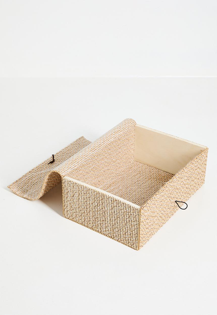 H&S - Nested décor basket set of 4 - natural