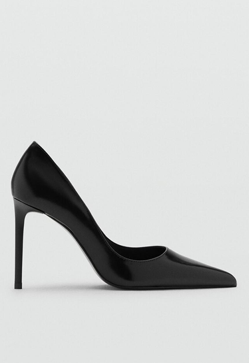 MANGO - Tom court - black leather