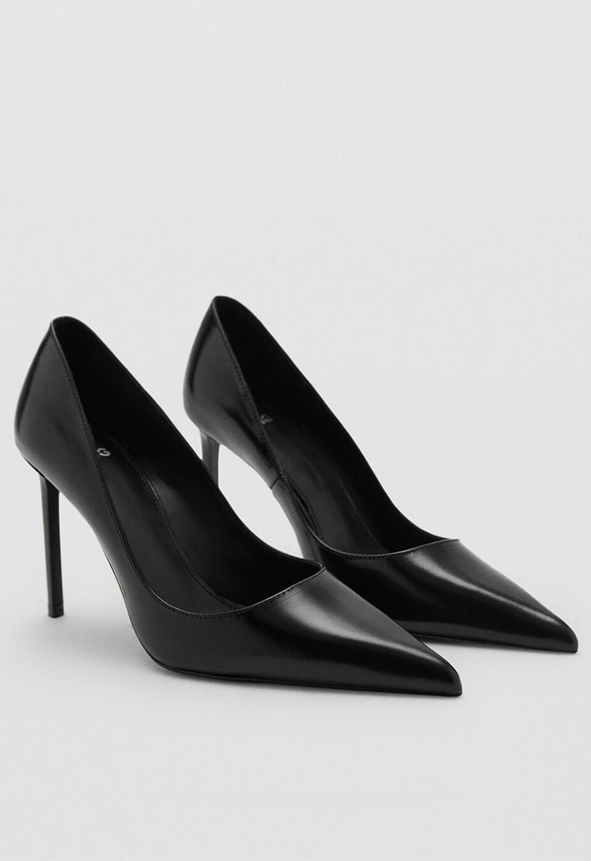 MANGO - Tom court - black leather