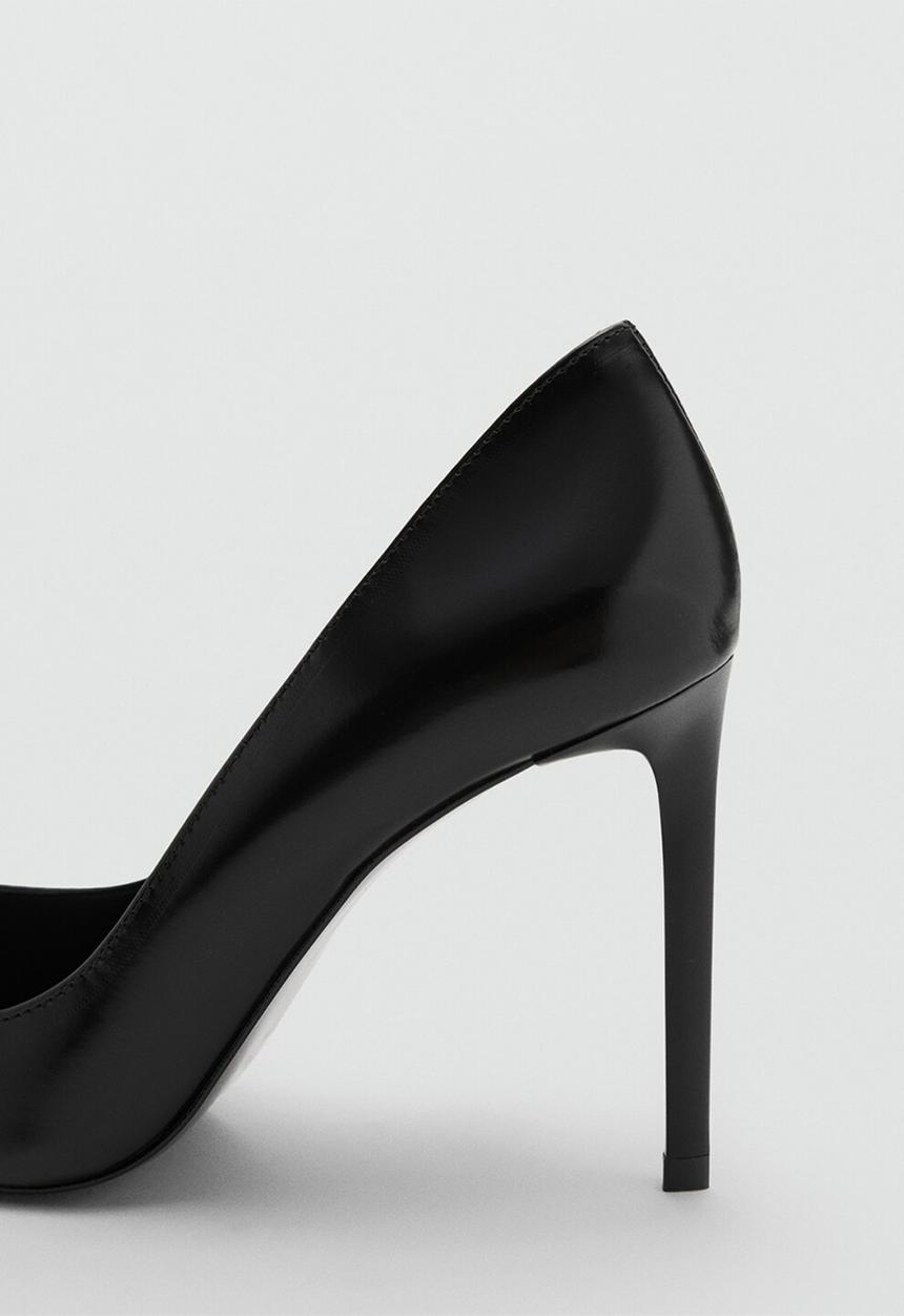 MANGO - Tom court - black leather