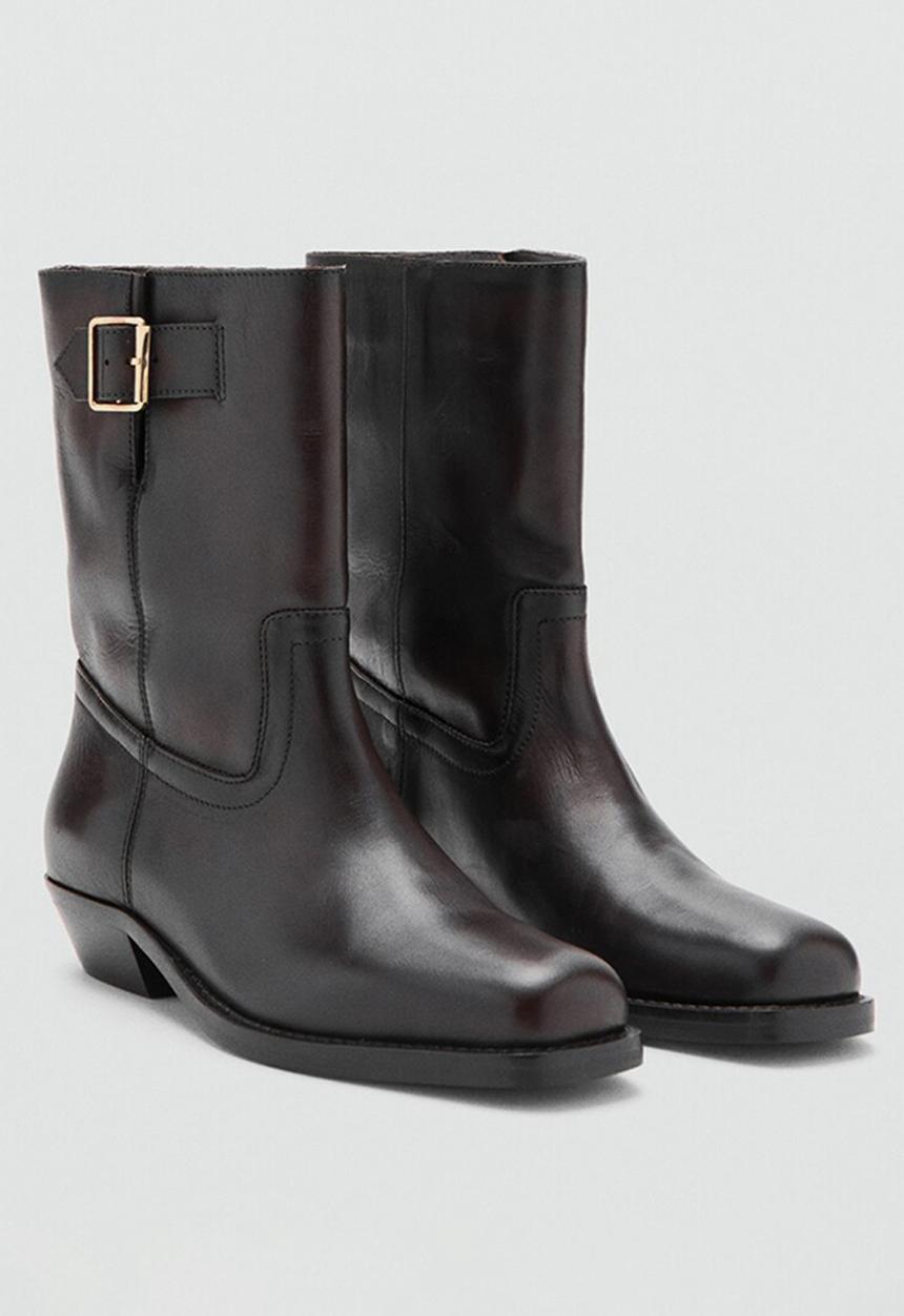 MANGO - Marty ankle boot - dark brown