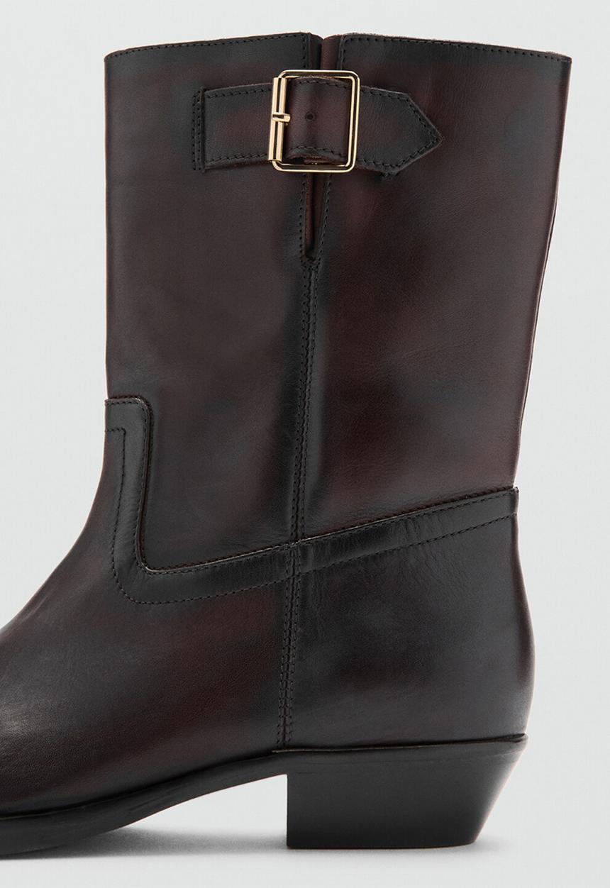 MANGO - Marty ankle boot - dark brown