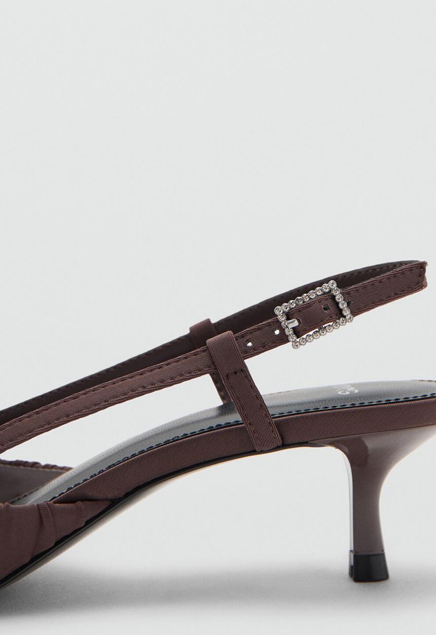 MANGO - Dobla slingback - dark brown
