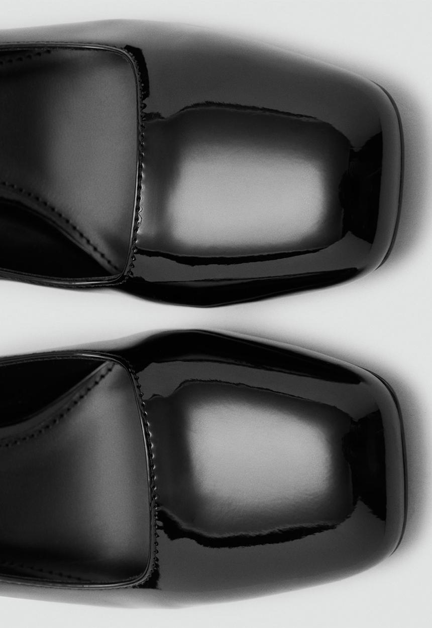 MANGO - Nito ankle strap - black