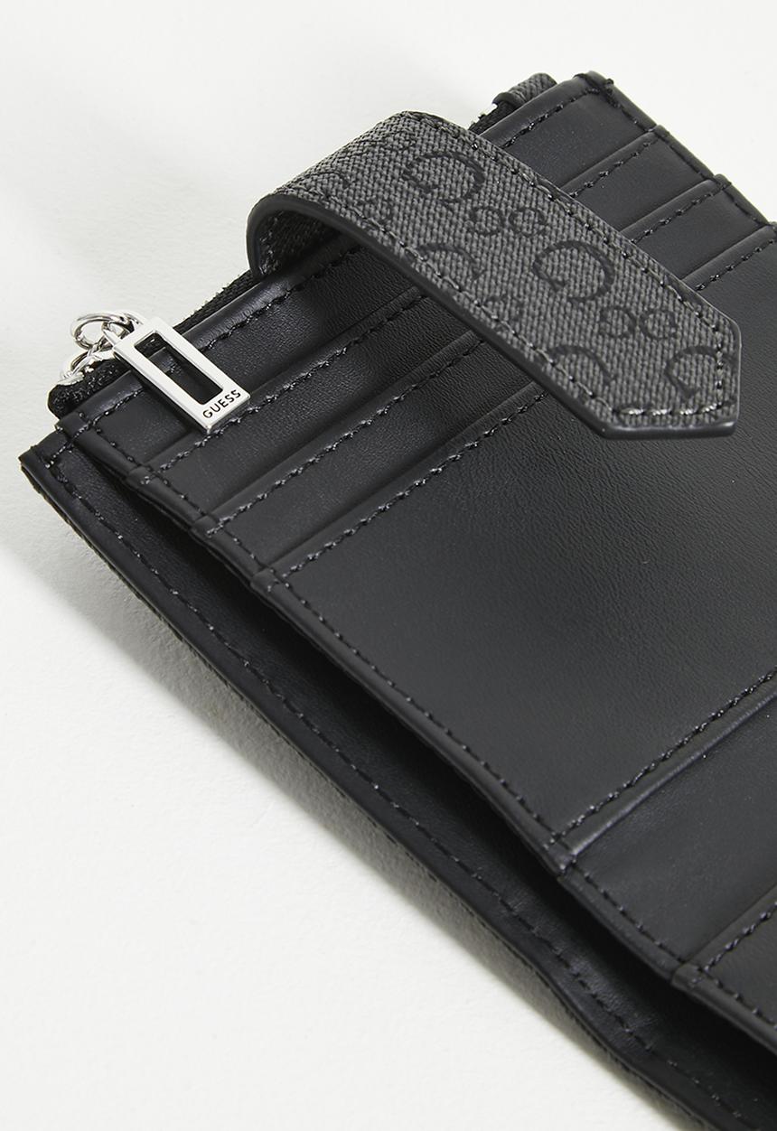 GUESS - Abbas credit card case - coal