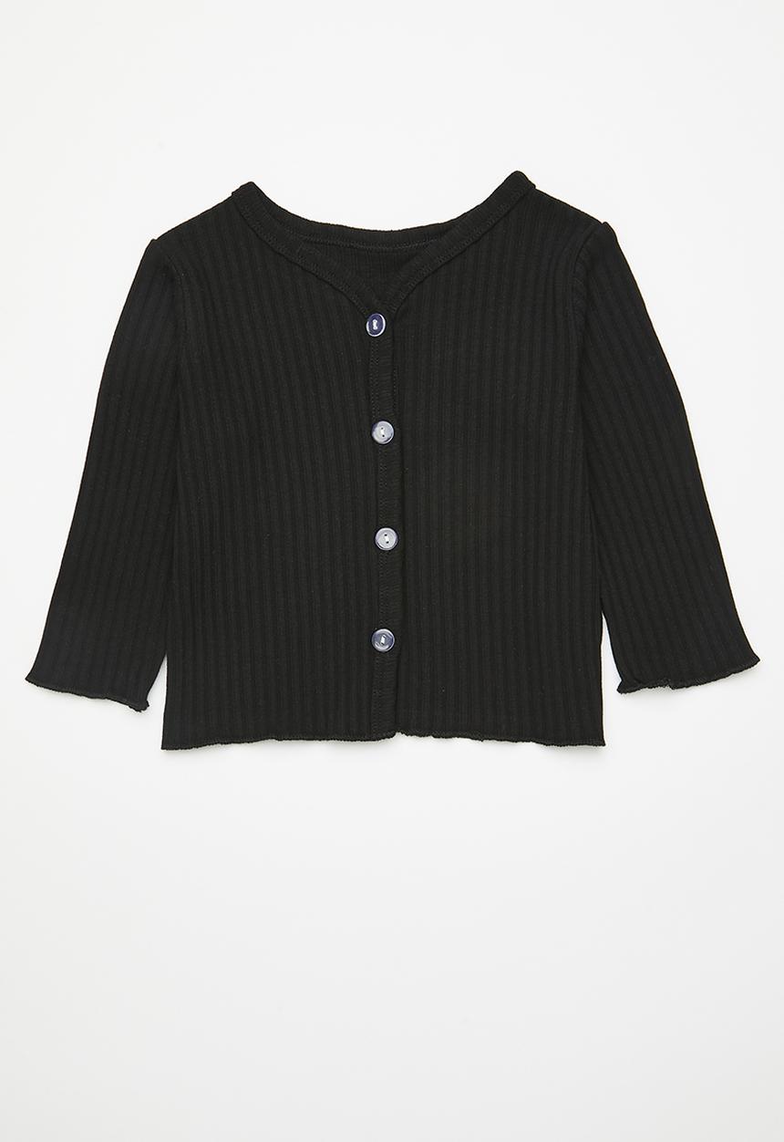 Pop Candy - Cardigan-style top - black