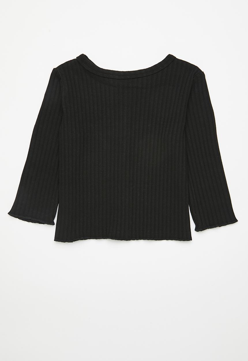 Pop Candy - Cardigan-style top - black