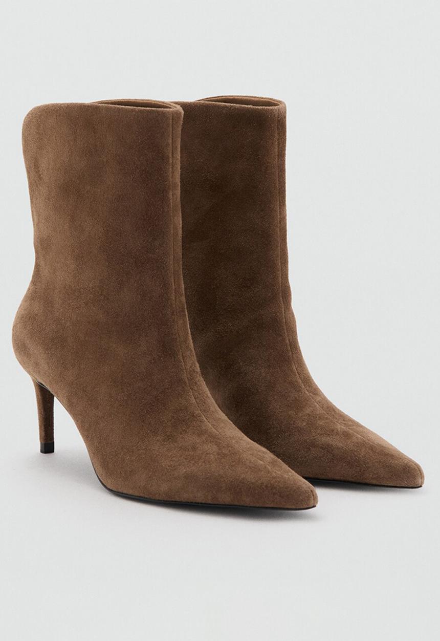 MANGO - Aline ankle boot - medium brown