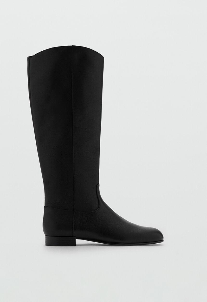 MANGO - Raqui riding boot - black