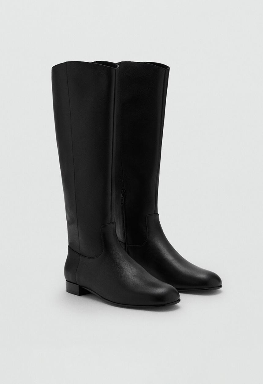MANGO - Raqui riding boot - black
