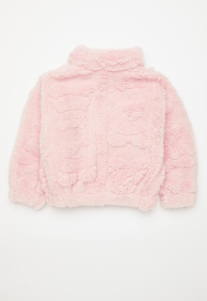 Pop Candy - Teddy fleece jacket - light pink