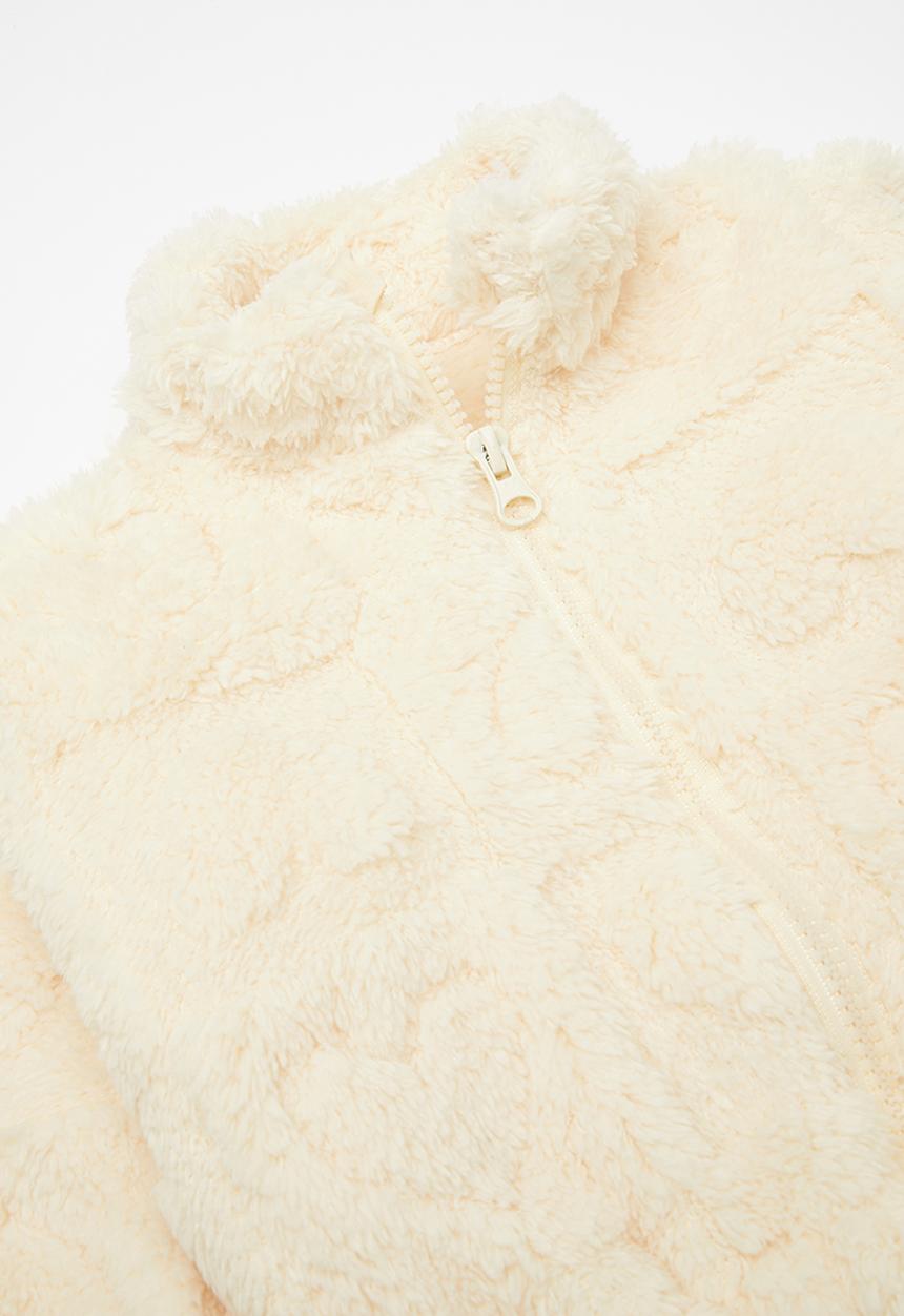 Pop Candy - Teddy fleece jacket - cream