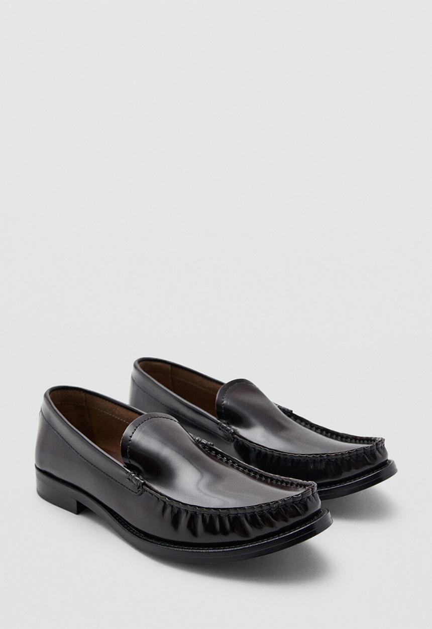 MANGO - Rodeo loafer - dark brown