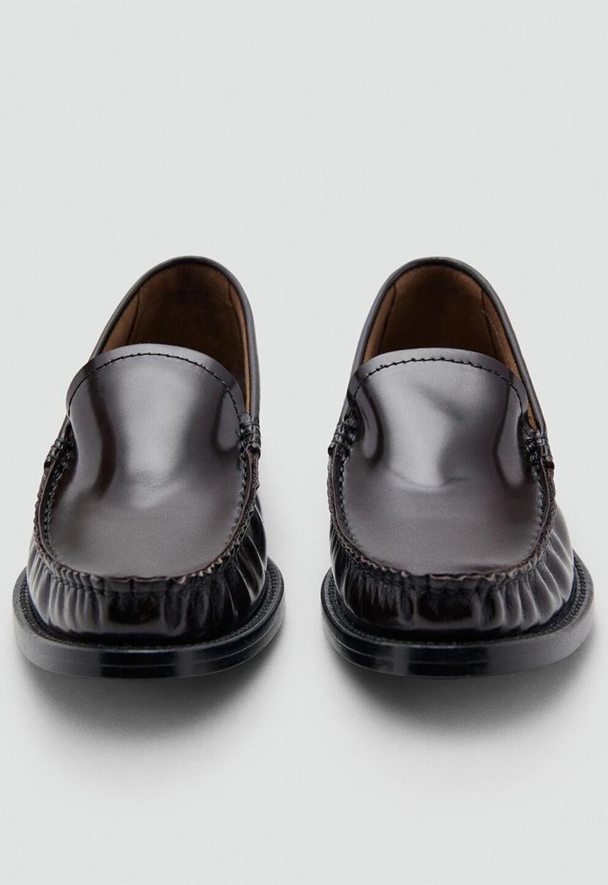 MANGO - Rodeo loafer - dark brown
