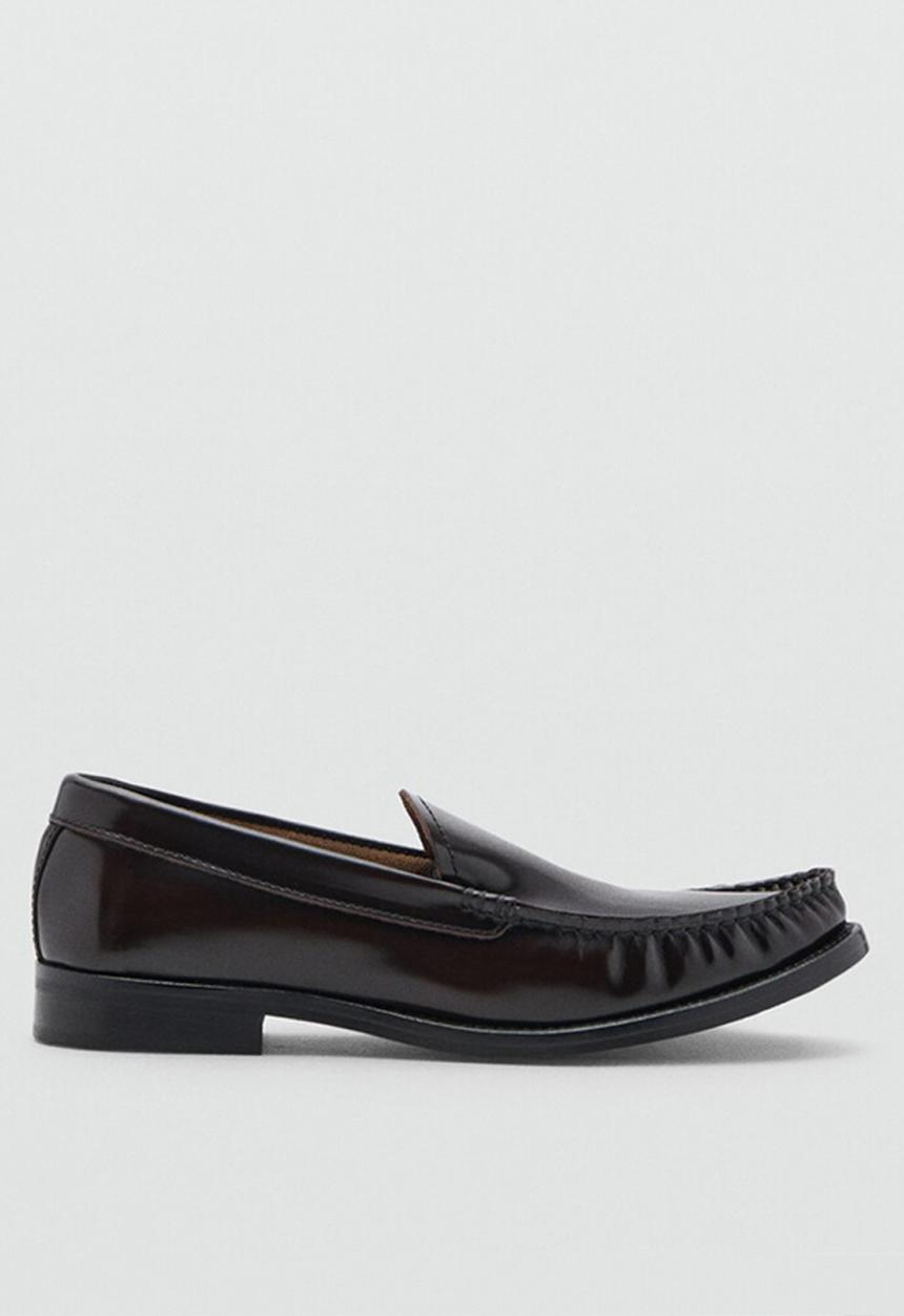 MANGO - Rodeo loafer - dark brown