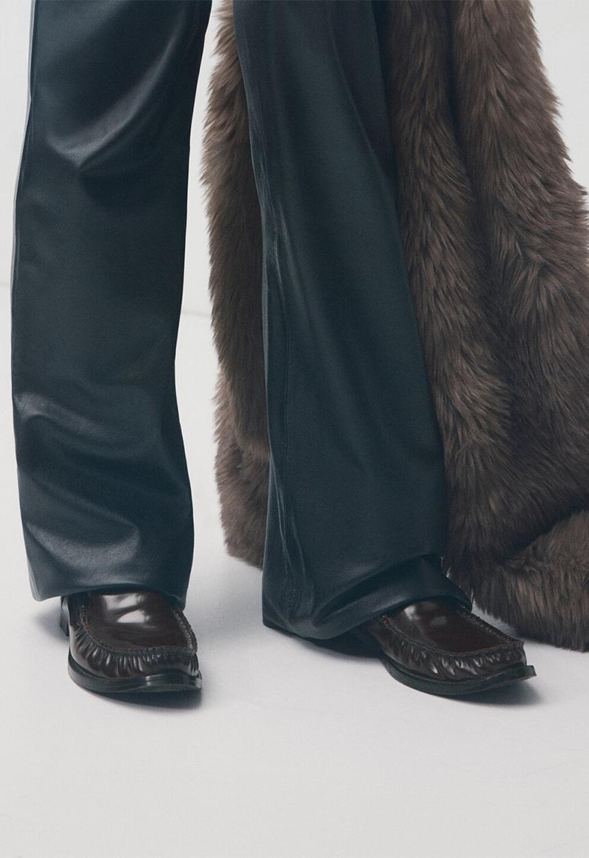 MANGO - Rodeo loafer - dark brown