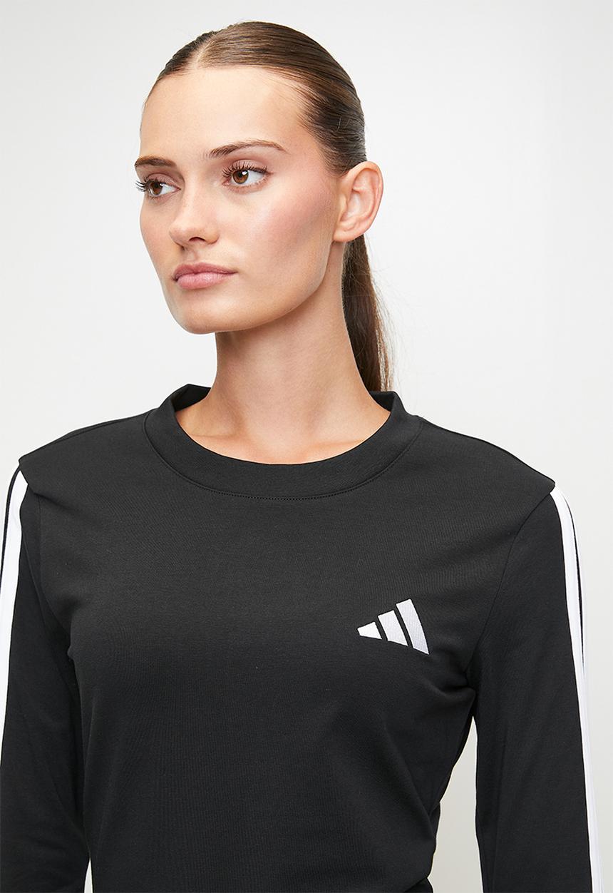 adidas Performance - W 3S crew dress - Black