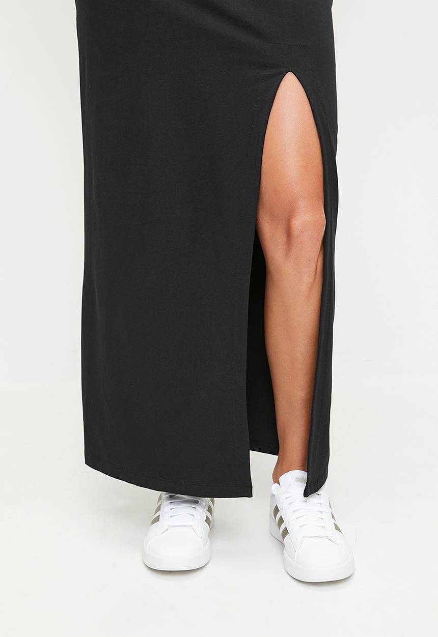 adidas Performance - W 3S crew dress - Black