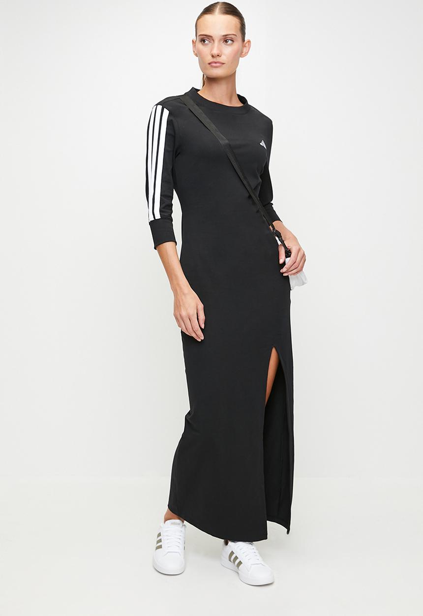 adidas Performance - W 3S crew dress - Black
