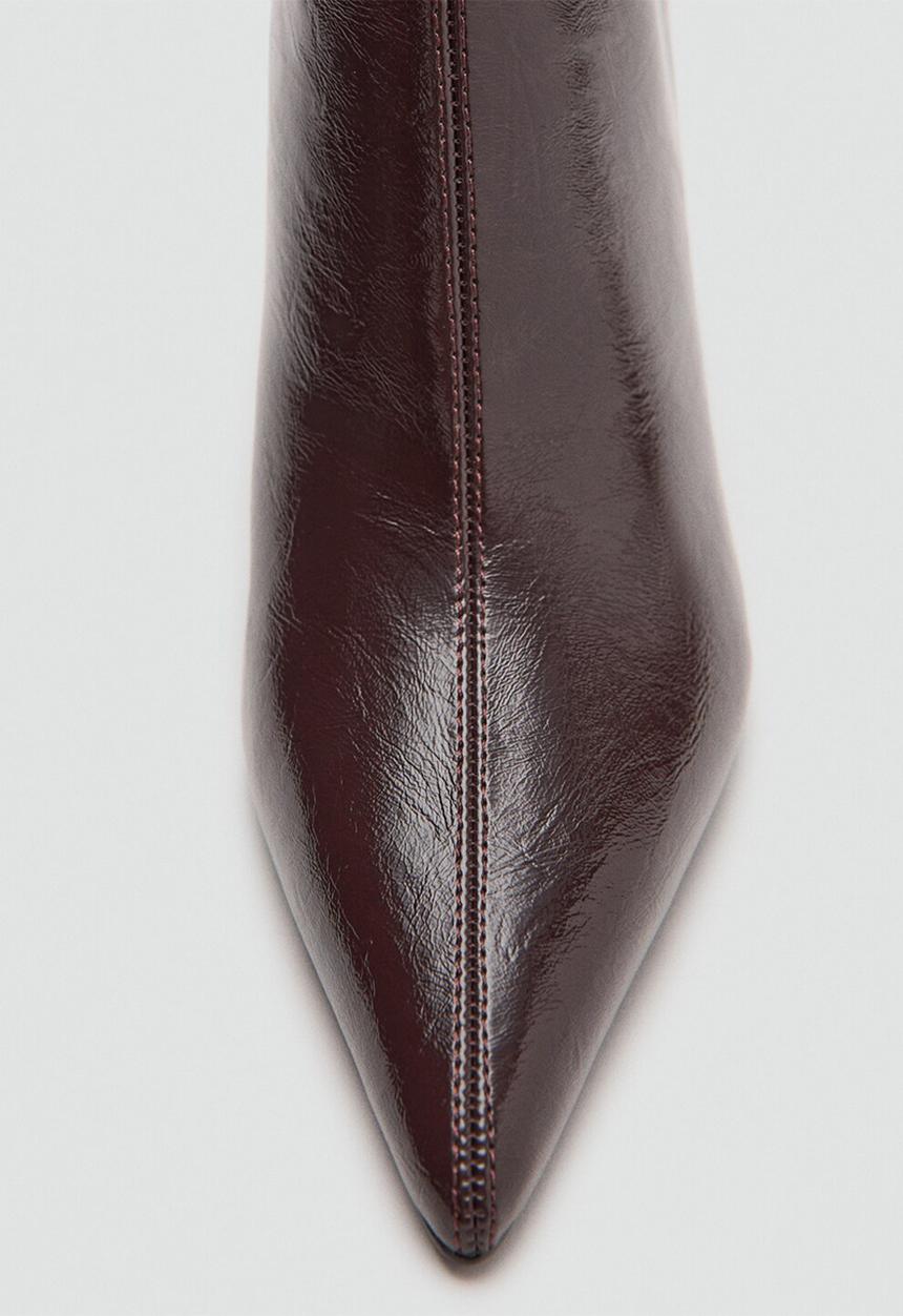 MANGO - Valle ankle boot - dark red