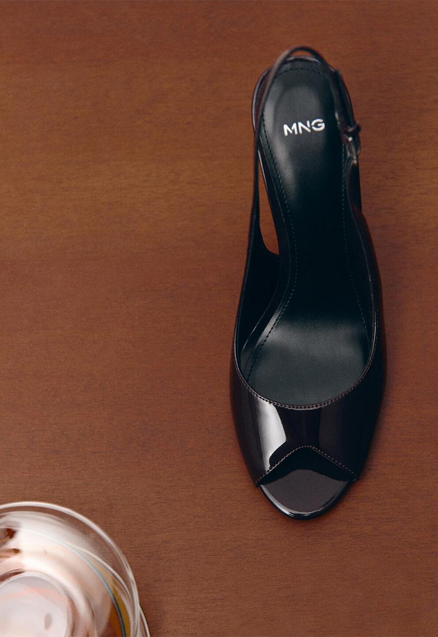 MANGO - Moet slingback - dark red