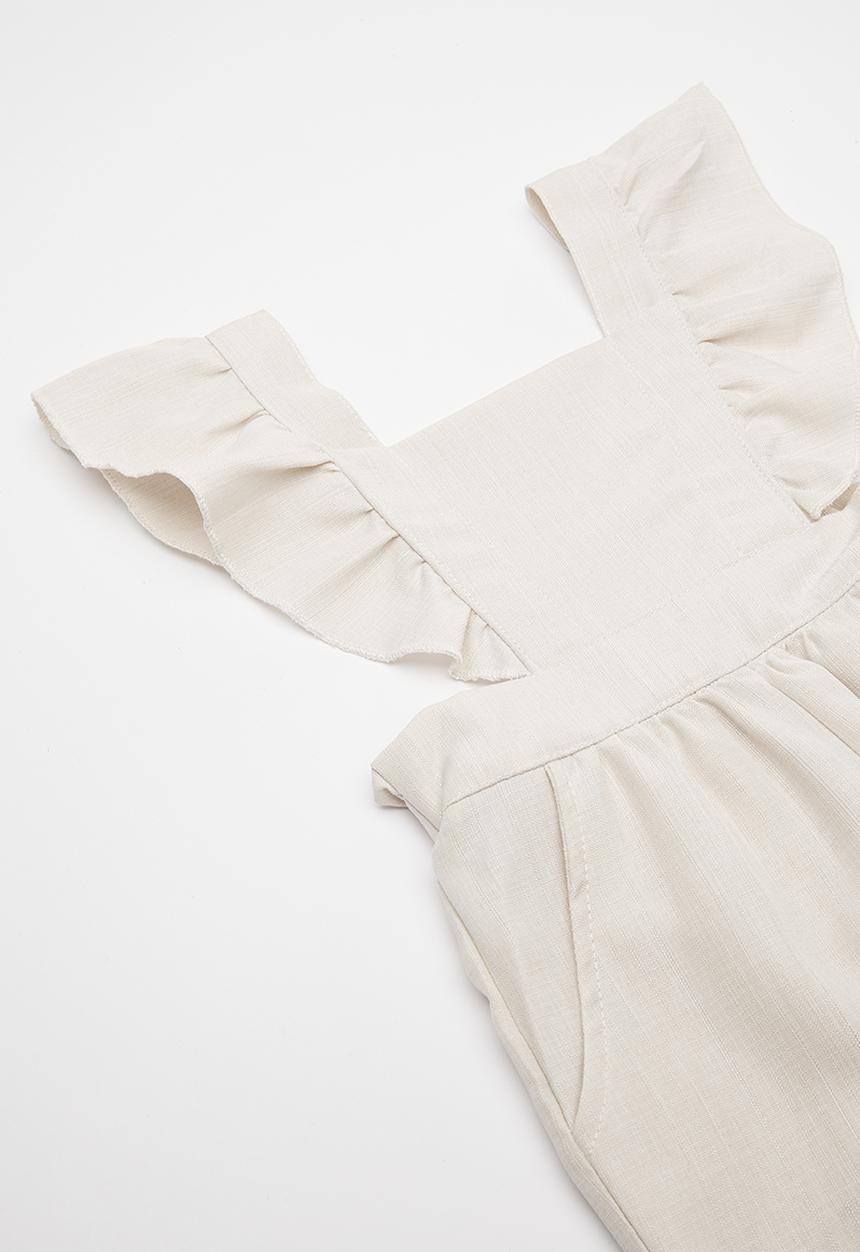Pop Candy - Dungarees - off white