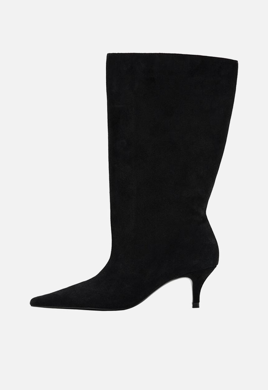 MANGO - After 1 ankle boot - black