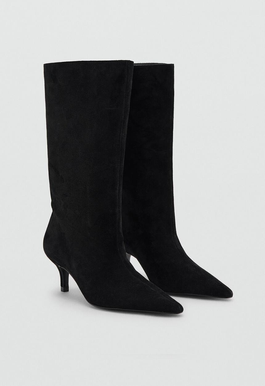 MANGO - After 1 ankle boot - black