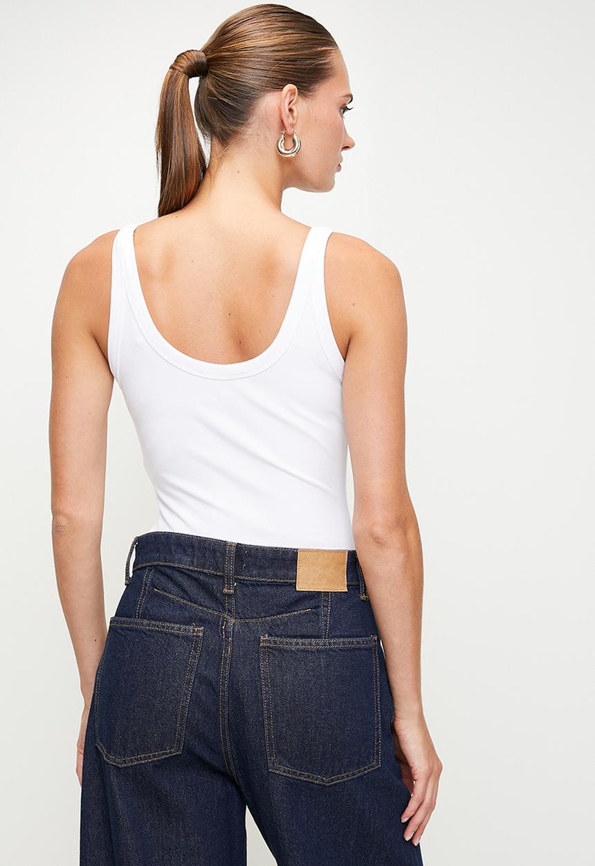 Steve Madden - Ladies bianca bodysuit - white