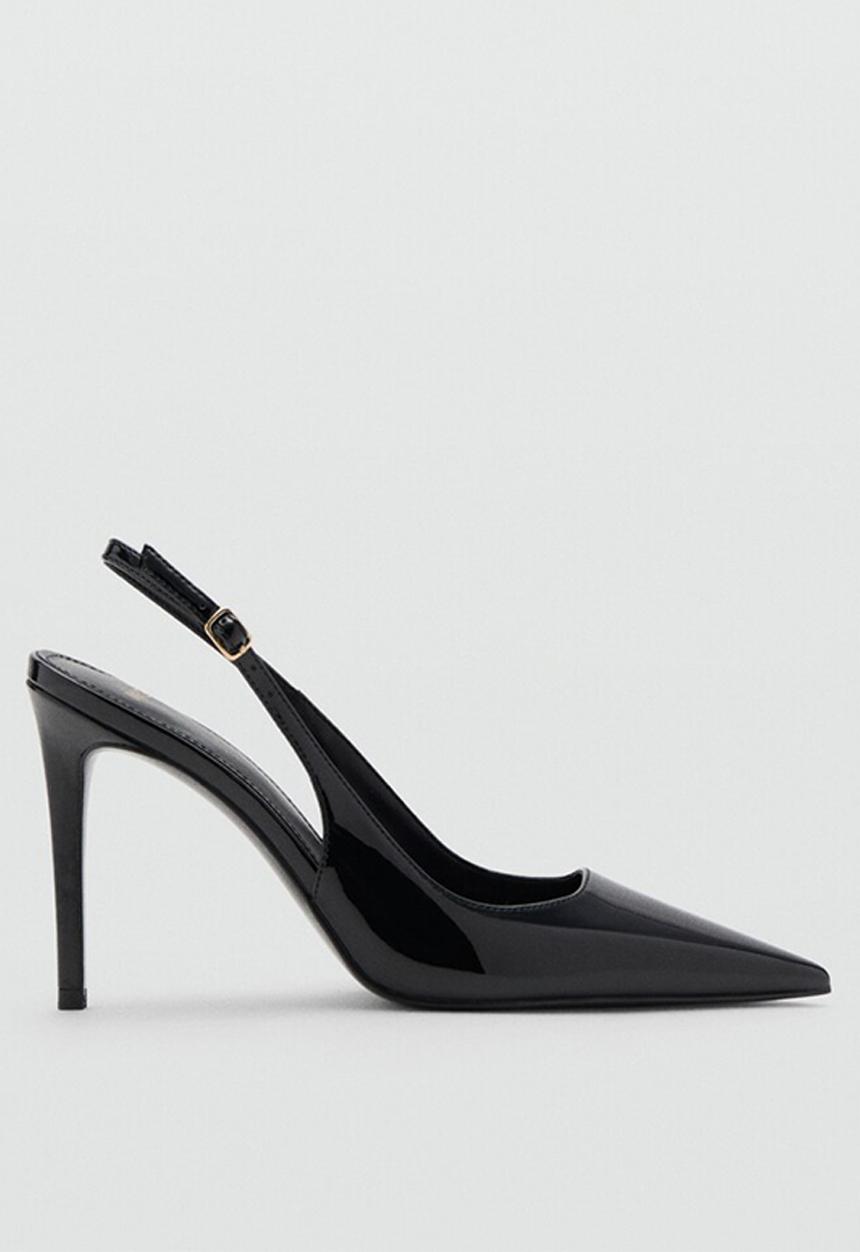 MANGO - Pietra slingback - black